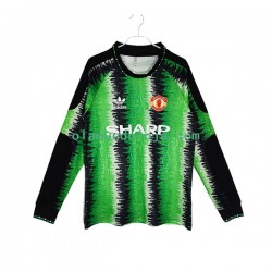 Camisola Manchester United Guarda-redes Retro Homem Equipamento Primeiro 1990-1991 Manga Comprida